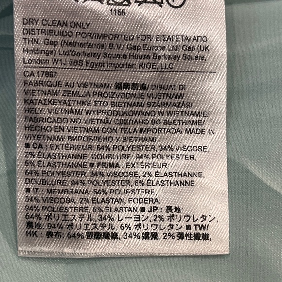 BANANA REPUBLIC LONG BLAZER SZ 6 - Picture 14 of 14
